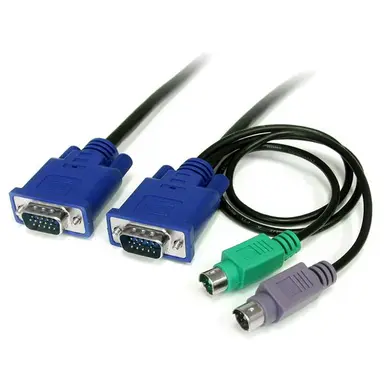 6FT KVM Cable - USB KVM Cable - KVM Switch Cable - VGA KVM Cable