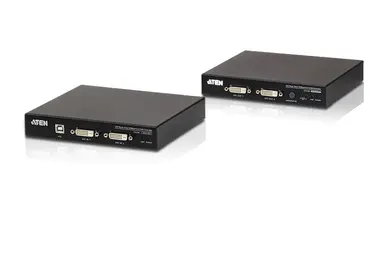 USB DVI Dual View Hdbaset 2.0 KVM Extender (1920 X 1200 @100 M)