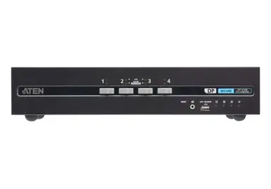 4-PORT USB DP Dual Display PP4.0 Secure KVM W/ Cac Support