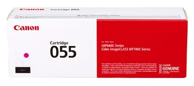 Canon 055 Magenta Standard Yield Toner Cartridge - for Use with LBP664CDW MF741