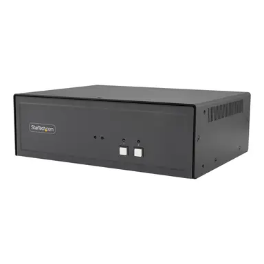 Secure 2-PORT KVM Switch Displayport 4K 30HZ Niap 4.0 Desktop KVM Metal Hous