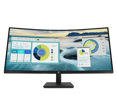 HP P34HC G4 Wqhd Curved Monitor - 34INCH - 21:9 - 5MS - Wqhd (3440 X 1440 @ 60 H