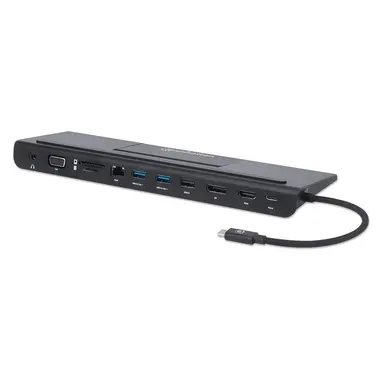 11-IN-1 Triple-Monitor Docking Station