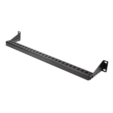 1U Horizontal Cable Management Bar W/Adjustable Depth Rack-Mountable Lacing BA