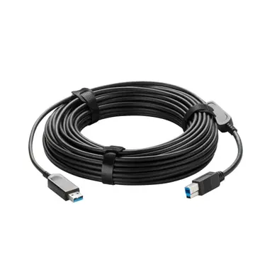 USB 3.2 Gen 2 Type B to Type a Active Optical Cable Plenum 49.21FT (15M)