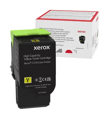 Genuine Xerox Yellow High Capactiy Toner Cartridge Xerox C310 Color Printer (