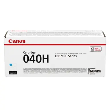 040 Cyan Toner Cartridge High Capacity - for Use with LBP712CDN - Black: Yields