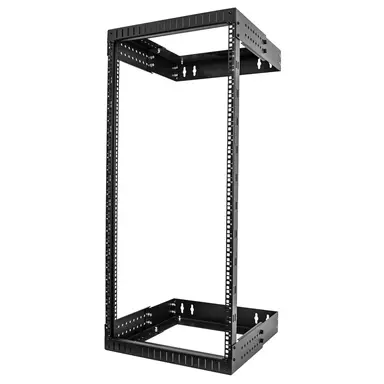 Startech.com 24U Open Frame Wall Mount Equipment Rack - Adjustable Depth Wall MO
