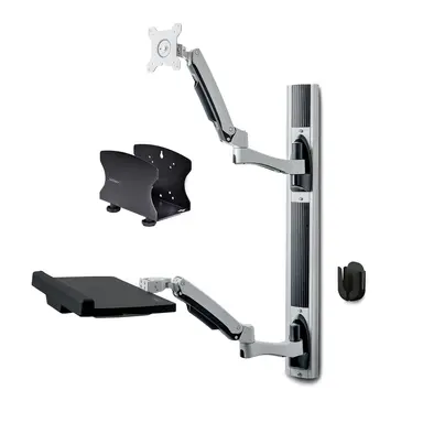 Wall Mount Workstation VESA Mount for 32 Monitors (22LB/10KG) Fully Articulati