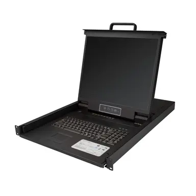 Rackmount KVM Console W/ 19IN Active Matrix Tft LCD Monitor / 1280 X 1024 / 8 PO
