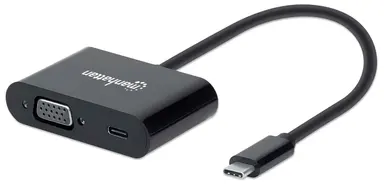 USB-C to VGA Converter with PD Port