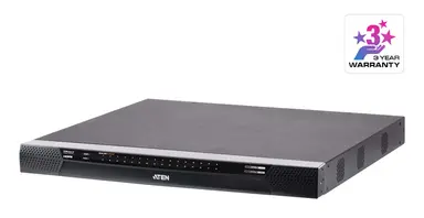 4 Remote & 1 Local Simultaneous Users 24PORT CAT5 Fhd IP KVM with Virtual Media