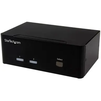 Access Two Dual-Video Computers and Two Shared USB Peripherals from a Single Wor