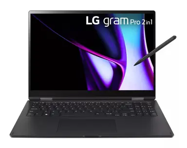 New LG Gram Pro 2 in 1 16 Notebook HW Tpm Window 11 Pro Core Ultra 5 16GB Ddr