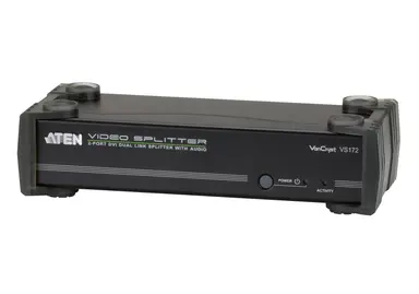 2PORT DVI DUAL LINK SPLITTER + AUDIO/RS2