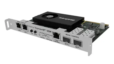 Convertip Sdm Card 2X Sfp 2X RJ45 1X RJ45 (ctrl) Ipmx/ST 2110 Comp/Uncomp.