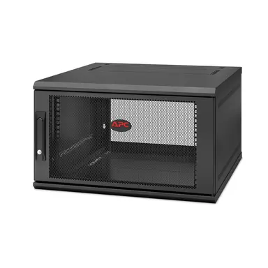 AR106SH6 - Black - APC Netshelter 6U Wallmount Rack Enclosure Cabinet Single Hin