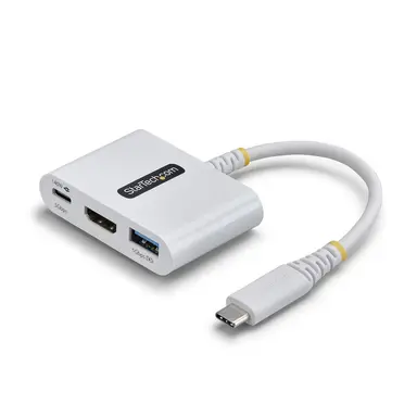 Convert a Single USB-C Port into HDMI 140W PD Pass-Through and USB-A 5GBPS Wit