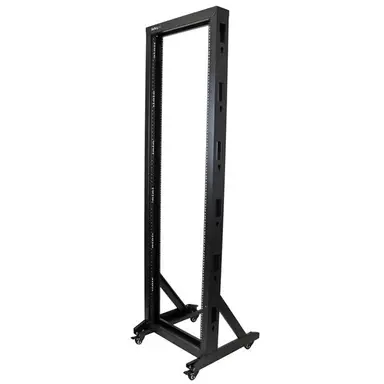 Store Your Equipment in This Sturdy Steel Rack with Casters for Mobility - Compa