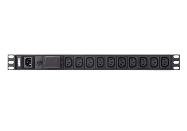 10 Outlets 15A Basic Pdu W/ Surge Protection - 100-240V