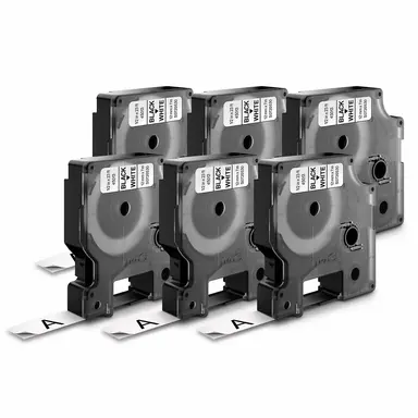Dymo Labelmanager D1 Tape 6 PK Dymo Standard Label (45013) Always Use Dymo-Bran